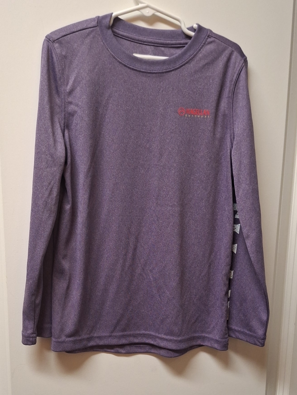 Magellan Outdoors Kids Long-Sleeve Performance Tee - Lilac